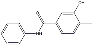 3-hydroxy-4-methyl-N-phenylbenzamide 结构式