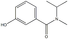 3-hydroxy-N-methyl-N-(propan-2-yl)benzamide 结构式