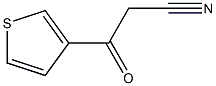 3-oxo-3-thien-3-ylpropanenitrile 结构式