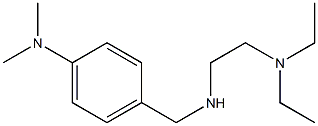4-({[2-(diethylamino)ethyl]amino}methyl)-N,N-dimethylaniline 结构式
