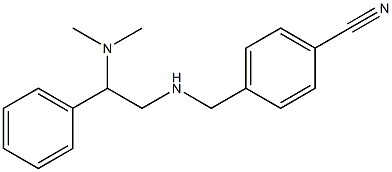 4-({[2-(dimethylamino)-2-phenylethyl]amino}methyl)benzonitrile 结构式