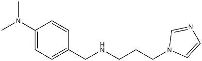 4-({[3-(1H-imidazol-1-yl)propyl]amino}methyl)-N,N-dimethylaniline 结构式