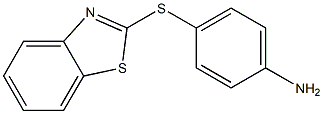 4-(1,3-benzothiazol-2-ylsulfanyl)aniline 结构式