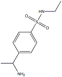 4-(1-aminoethyl)-N-ethylbenzene-1-sulfonamide 结构式