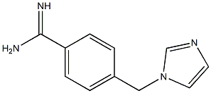 4-(1H-imidazol-1-ylmethyl)benzenecarboximidamide 结构式