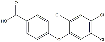 4-(2,4,5-trichlorophenoxy)benzoic acid 结构式