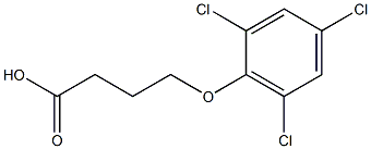 4-(2,4,6-trichlorophenoxy)butanoic acid 结构式