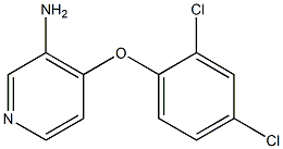 4-(2,4-dichlorophenoxy)pyridin-3-amine 结构式