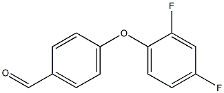 4-(2,4-difluorophenoxy)benzaldehyde 结构式