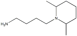 4-(2,6-dimethylpiperidin-1-yl)butan-1-amine 结构式