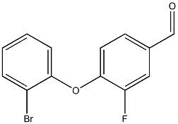 4-(2-bromophenoxy)-3-fluorobenzaldehyde 结构式