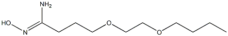 4-(2-butoxyethoxy)-N'-hydroxybutanimidamide 结构式