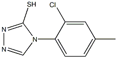 4-(2-chloro-4-methylphenyl)-4H-1,2,4-triazole-3-thiol 结构式