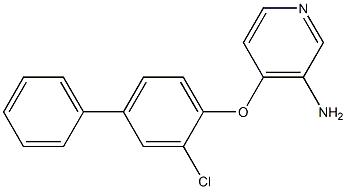 4-(2-chloro-4-phenylphenoxy)pyridin-3-amine 结构式