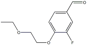 4-(2-ethoxyethoxy)-3-fluorobenzaldehyde 结构式