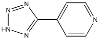 4-(2H-1,2,3,4-tetrazol-5-yl)pyridine 结构式