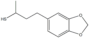 4-(2H-1,3-benzodioxol-5-yl)butane-2-thiol 结构式