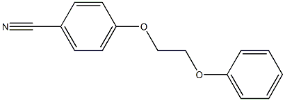 4-(2-phenoxyethoxy)benzonitrile 结构式