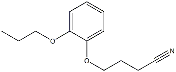 4-(2-propoxyphenoxy)butanenitrile 结构式