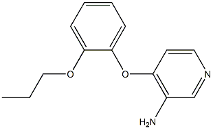 4-(2-propoxyphenoxy)pyridin-3-amine 结构式