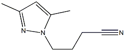 4-(3,5-dimethyl-1H-pyrazol-1-yl)butanenitrile 结构式