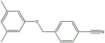 4-(3,5-dimethylphenoxymethyl)benzonitrile 结构式