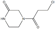 4-(3-chloropropanoyl)piperazin-2-one 结构式
