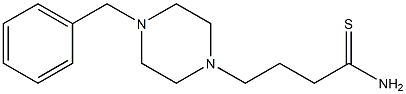 4-(4-benzylpiperazin-1-yl)butanethioamide 结构式