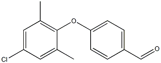 4-(4-chloro-2,6-dimethylphenoxy)benzaldehyde 结构式