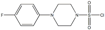 4-(4-fluorophenyl)piperazine-1-sulfonyl chloride 结构式