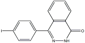 4-(4-iodophenyl)-1,2-dihydrophthalazin-1-one 结构式