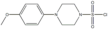 4-(4-methoxyphenyl)piperazine-1-sulfonyl chloride 结构式