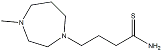 4-(4-methyl-1,4-diazepan-1-yl)butanethioamide 结构式