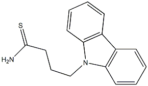 4-(9H-carbazol-9-yl)butanethioamide 结构式