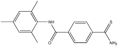4-(aminocarbonothioyl)-N-mesitylbenzamide 结构式