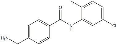 4-(aminomethyl)-N-(5-chloro-2-methylphenyl)benzamide 结构式