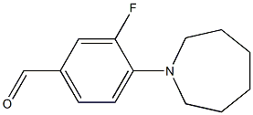 4-(azepan-1-yl)-3-fluorobenzaldehyde 结构式