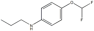4-(difluoromethoxy)-N-propylaniline 结构式