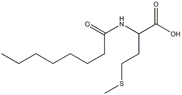 4-(methylsulfanyl)-2-octanamidobutanoic acid 结构式