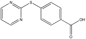 4-(pyrimidin-2-ylthio)benzoic acid 结构式