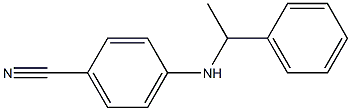 4-[(1-phenylethyl)amino]benzonitrile 结构式