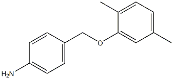 4-[(2,5-dimethylphenoxy)methyl]aniline 结构式