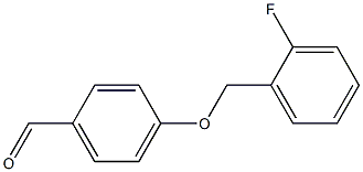 4-[(2-fluorophenyl)methoxy]benzaldehyde 结构式