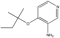 4-[(2-methylbutan-2-yl)oxy]pyridin-3-amine 结构式