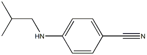 4-[(2-methylpropyl)amino]benzonitrile 结构式