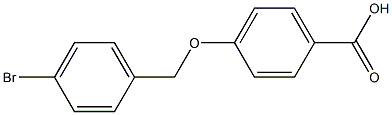 4-[(4-bromophenyl)methoxy]benzoic acid 结构式