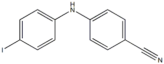 4-[(4-iodophenyl)amino]benzonitrile 结构式