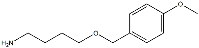 4-[(4-methoxyphenyl)methoxy]butan-1-amine 结构式