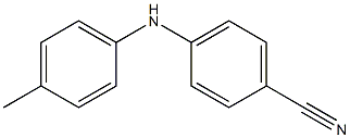 4-[(4-methylphenyl)amino]benzonitrile 结构式