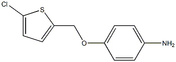 4-[(5-chlorothiophen-2-yl)methoxy]aniline 结构式